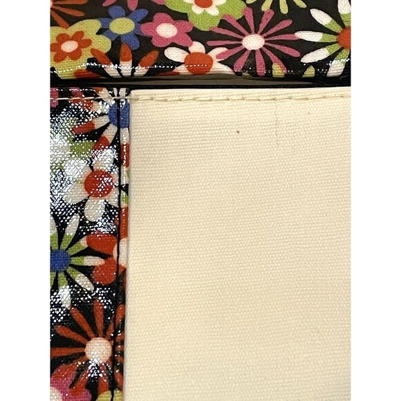 daisies Colorful pouch makeup hygiene toiletry clutch clutch bag tropical READ - Picture 4 of 8